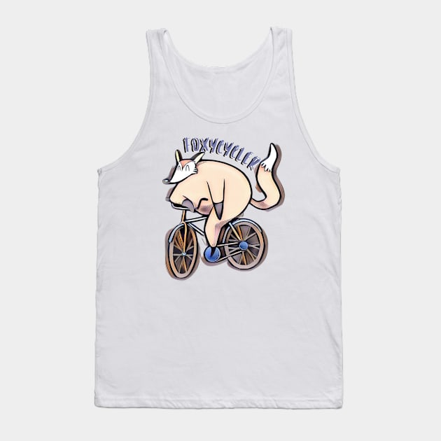 Foxy Cycling Tank Top by Lees Tees